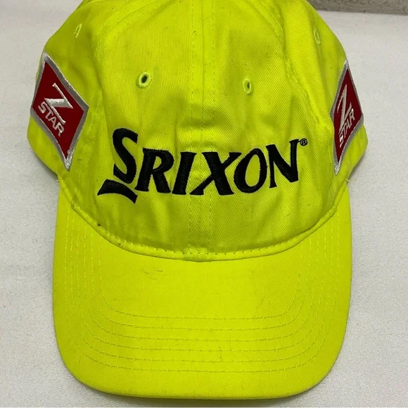 Srixon Z-Star Tour Yellow Golf Hat Adjustable Ball Cap - Picture 4 of 9